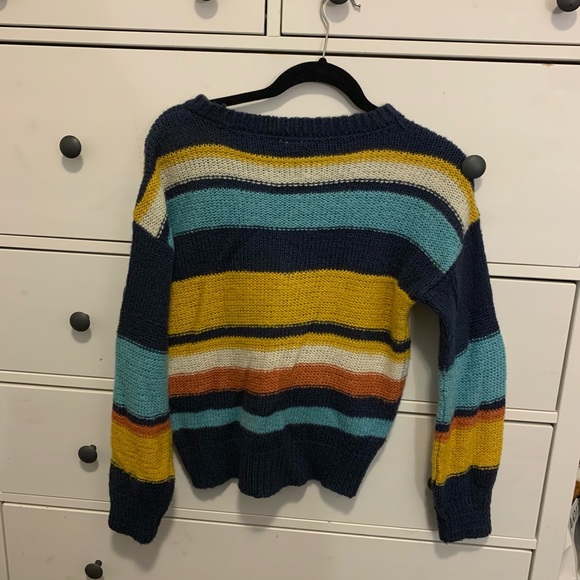 Striped Acrylic Sweater - Picture 2 of 4